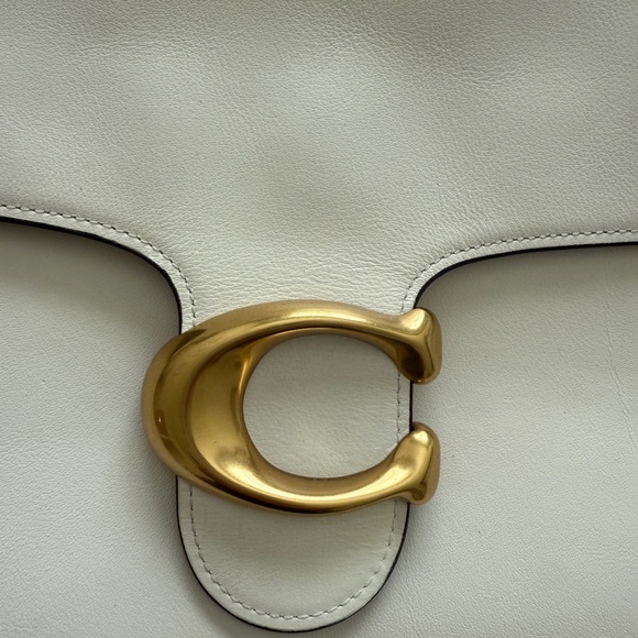 Runway Coach White Soft Chain Tabby Shoulder Bag 35 NWT - Picture 8 of 13